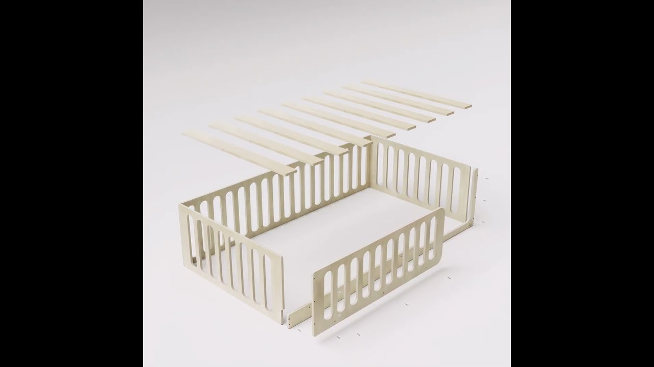 Montessori Floor Bed For Toddlers by Montoddler (Installation)  #montessori  #parenting