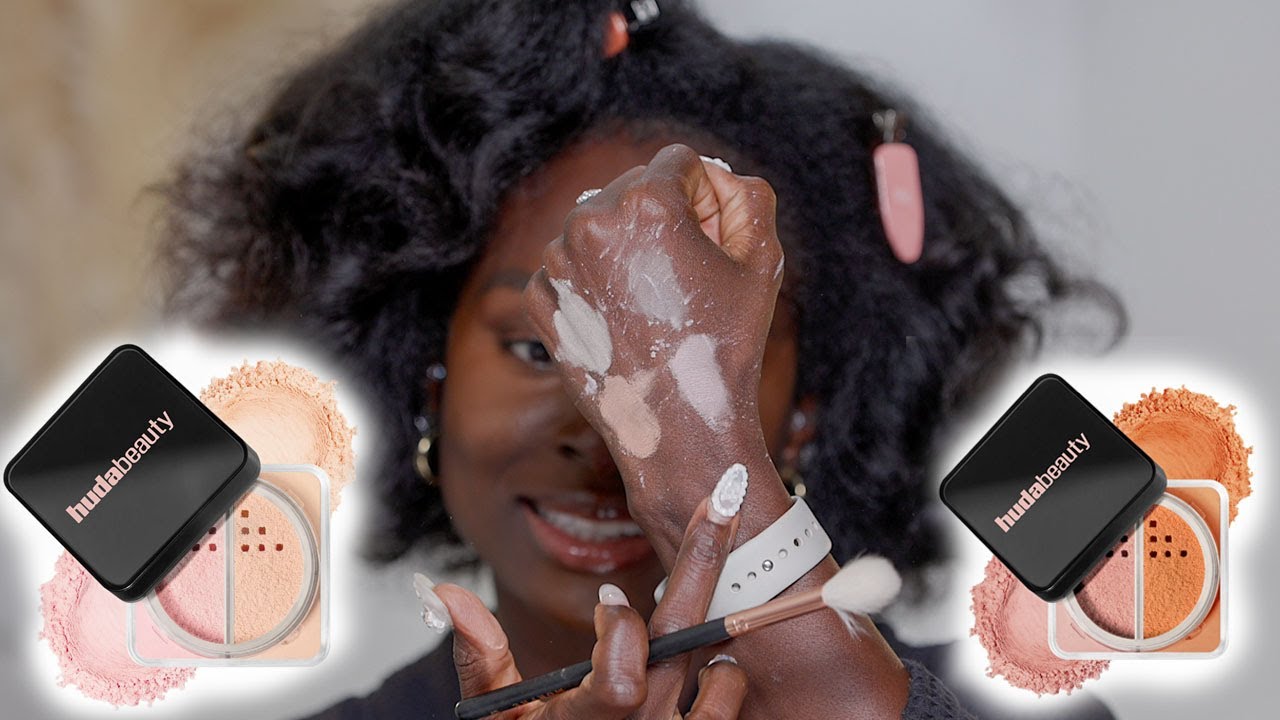 *NEW* @Hudabeauty Easy Bake Duo's - A Dark Skin & Flashback Trial! || Ohemaa Bonsu