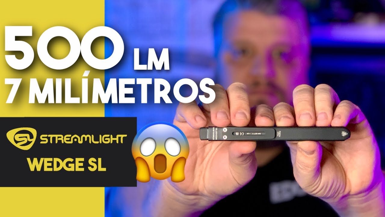 STREAMLIGHT WEDGE SL ⚡ Minimalista, plana y brutal… ¿vale lo que cuesta? Review EDC4K