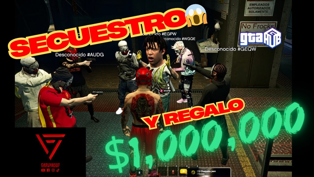 LO SECUESTRÉ 😱 Y LE DI $1,000,000 DE DOLARES💰 - GTAHUB