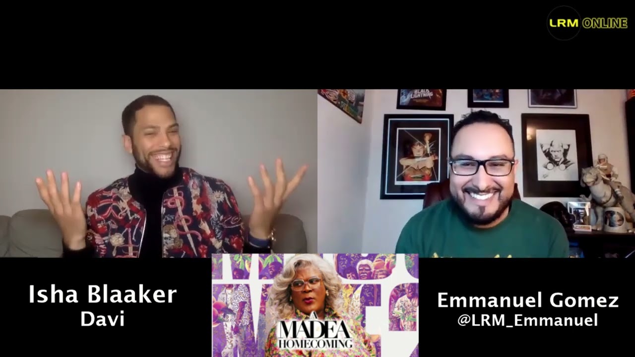 Isha Blaaker interview for Netflix's Tyler Perry's A Madea Homecoming
