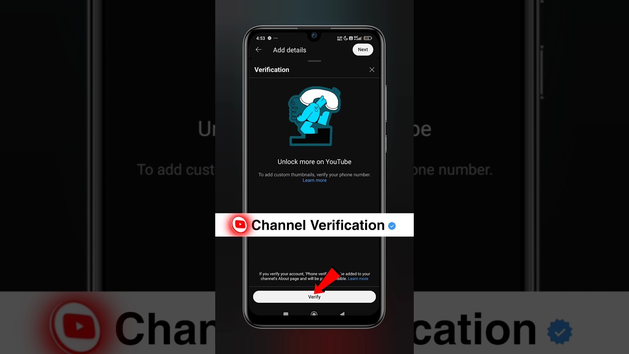 YouTube Channel Verify Kaise Kare 2026 | YouTube Channel Verification | Tech Frack #shorts