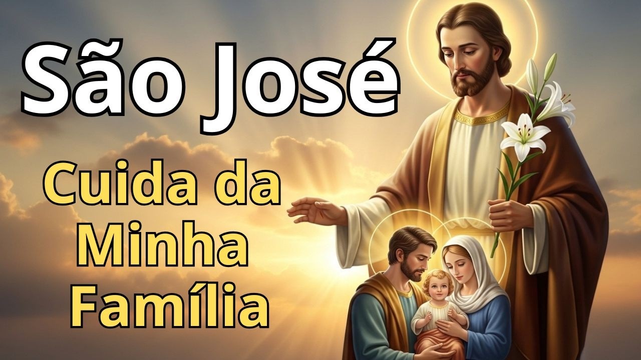 Oração Poderosa de São José  Interceda por mim e pela minha família. Dia de São José 19/03/2026