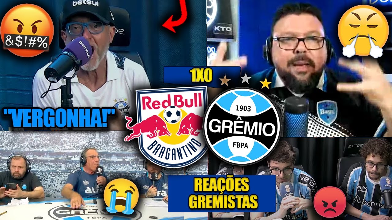 REAÇÕES dos GREMISTAS - BRAGANTINO 1X0 GRÊMIO - BRASILEIRÃO 2025 - VAMOS RIR DO FARID!