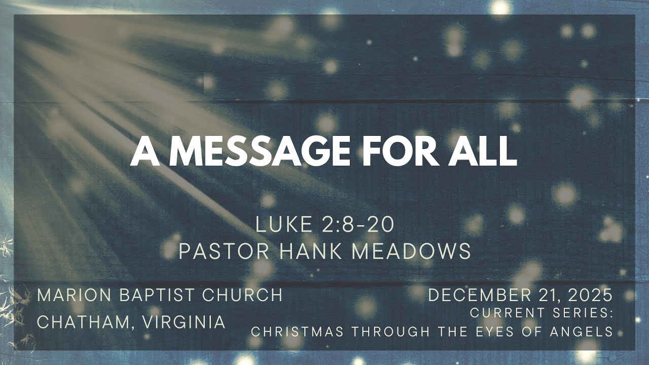 A Message for All