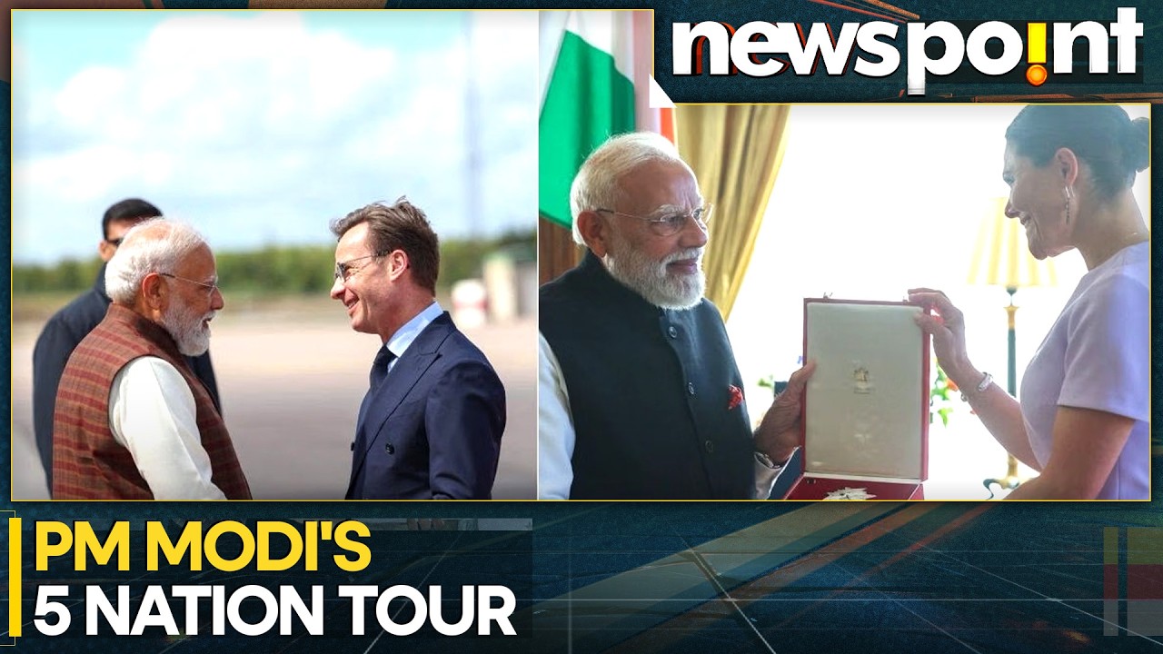 PM Modi's 5 Nation Tour: Meets Top Swedish Leaders to Head Norway After Sweden | WION Newspoint