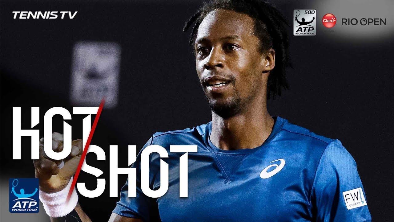 Hot Shot: Monfils Pulls Off No-Look Half Volley In Rio 2018