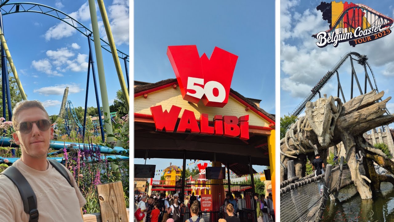 Walibi Belgium Vlog - Wunderbarer Erstbesuch und Brille Verloren! - Belgium Coaster Tour 2025