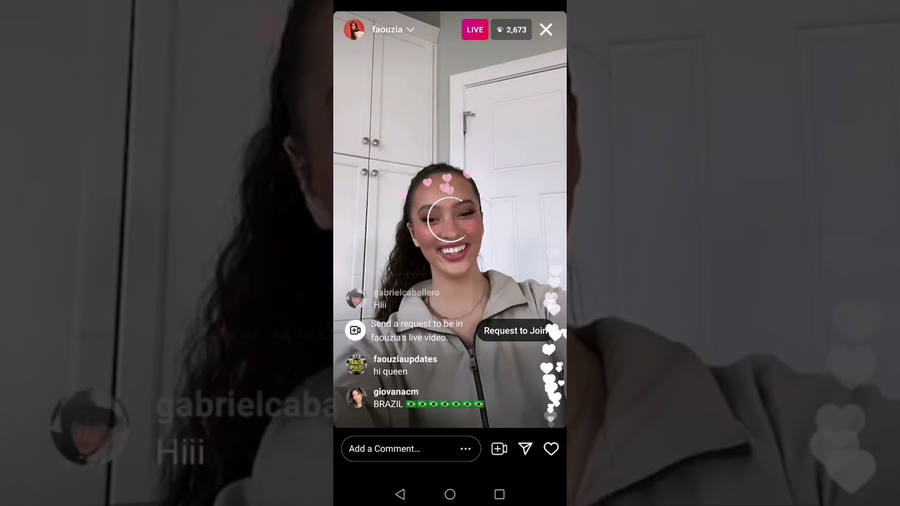 Faouzia - Instagram Live for 