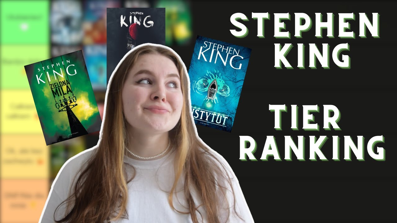 Tier ranking książek Stephena Kinga 🫢📚| MOI ULUBIENI AUTORZY ✍️