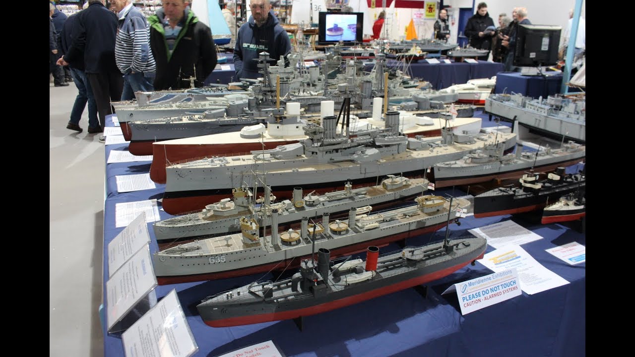 International Model Boat Show 2017 -Warwick - Warship display