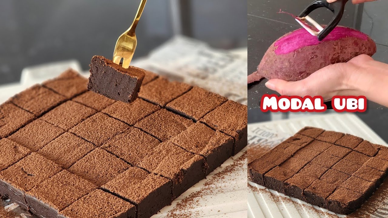 Gak nyangka modal ubi jalar 3 ribu rupiah,  jadi coklat mahal, sweet potato Nama Chocolate ala royce