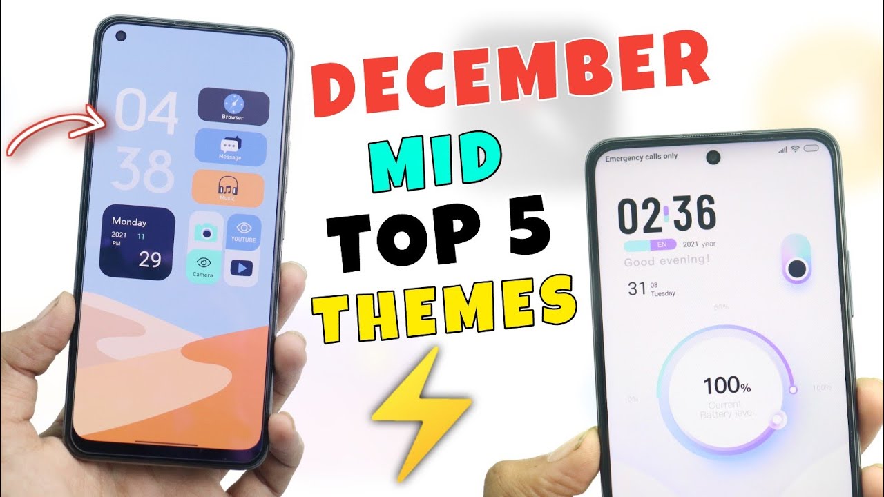 Realme UI 3.0 Top 5 CUSTOMIZATION THEMES - ANDROID 12 THEMES | Realme UI 3.0 Theme for Realme & Oppo