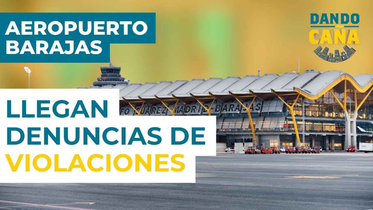 Denuncian VIOLACIONES en el Aeropuerto de BARAJAS ante el CAOS de INMIGRANTES ILEGALES sintecho