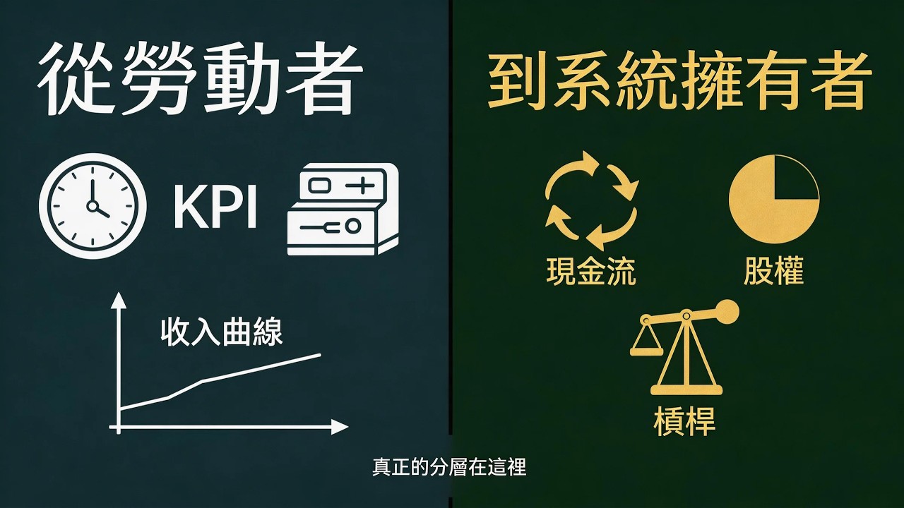 《財富認知分層》EP6 從勞動者到系統擁有者
