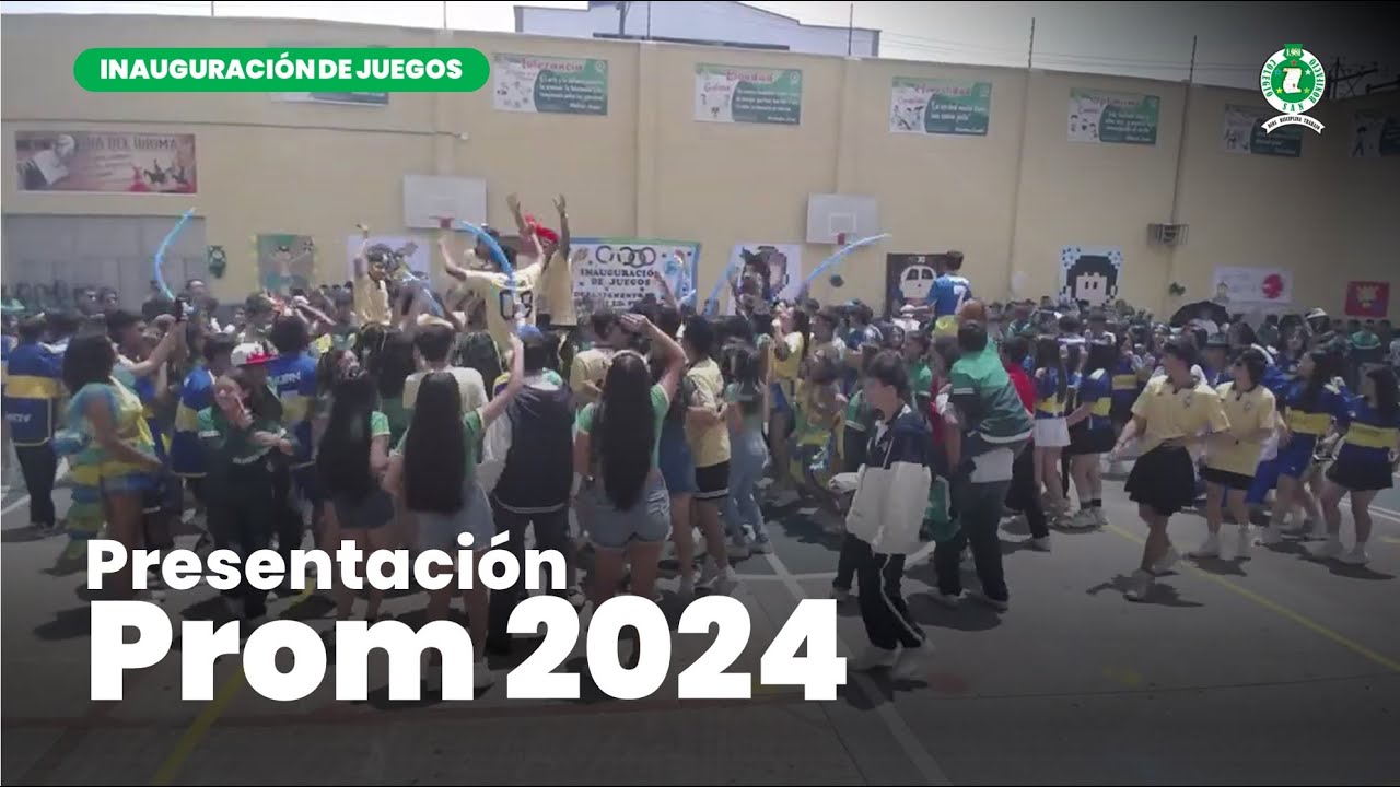 Presentación PROM 2024 Representando a Brasil - Inauguración de juegos | Colegio San Bonifacio