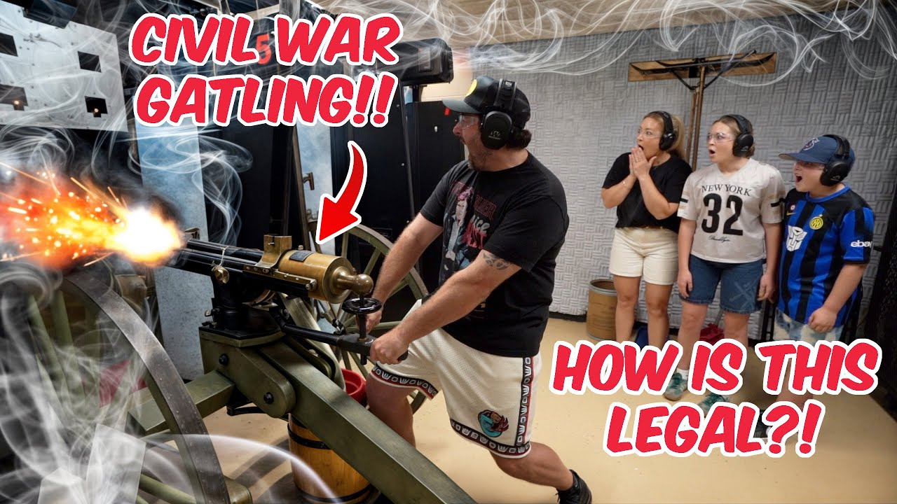 New Zealand Family shoot American Cowboy Guns for the first time! (YOU DO THIS FOR FUN?!)
