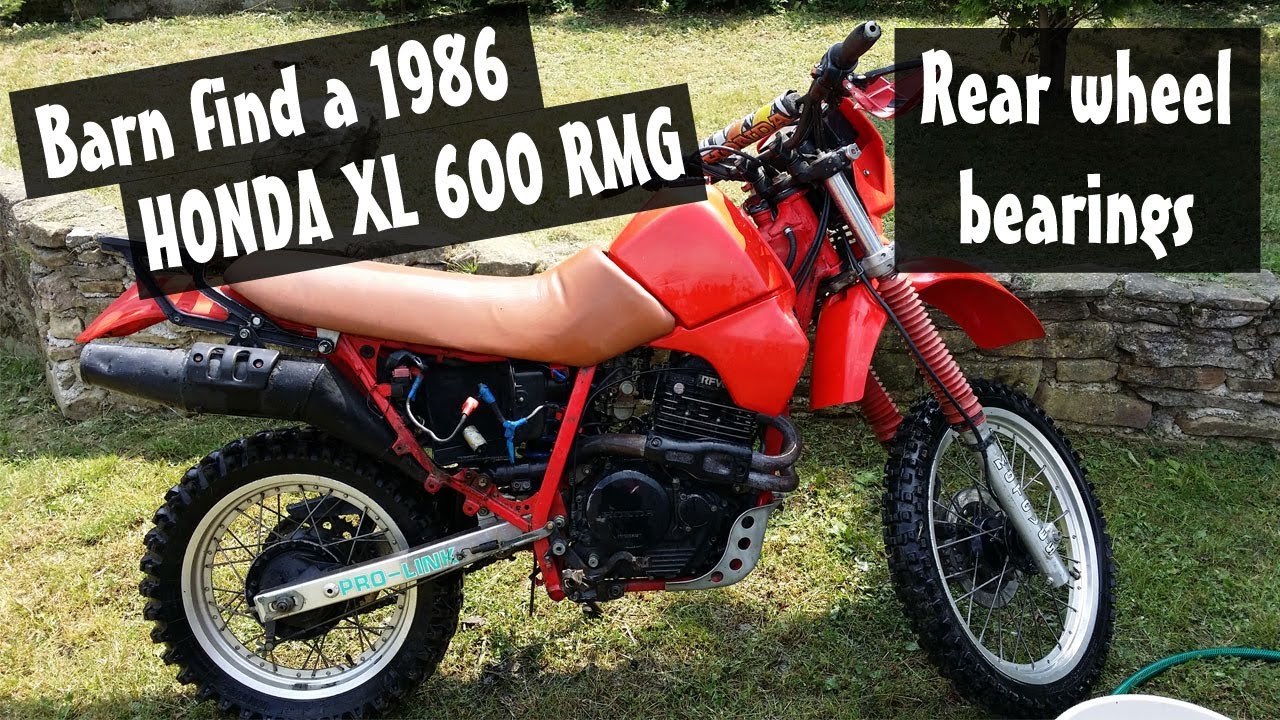 Honda XL600 RMG restoration series - rear wheel bearing change