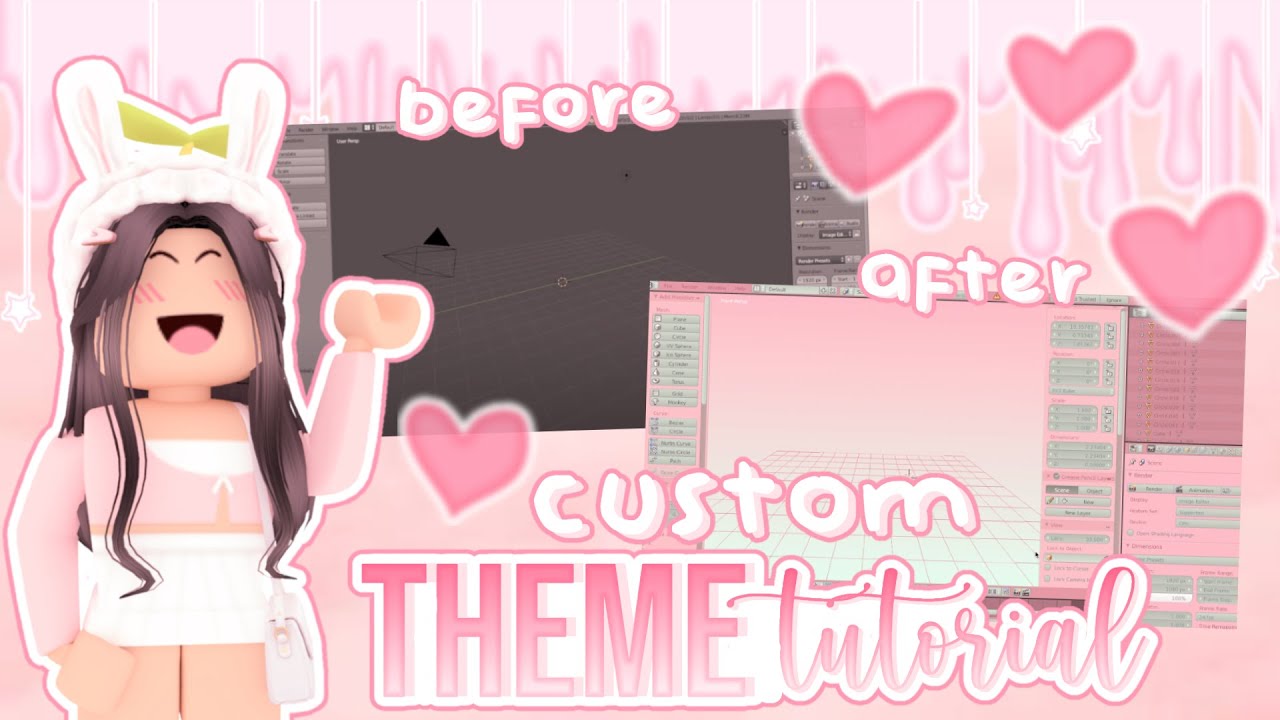 how to make your own CUSTOM BLENDER THEME || blender 2.79 || wraiinbow ♡