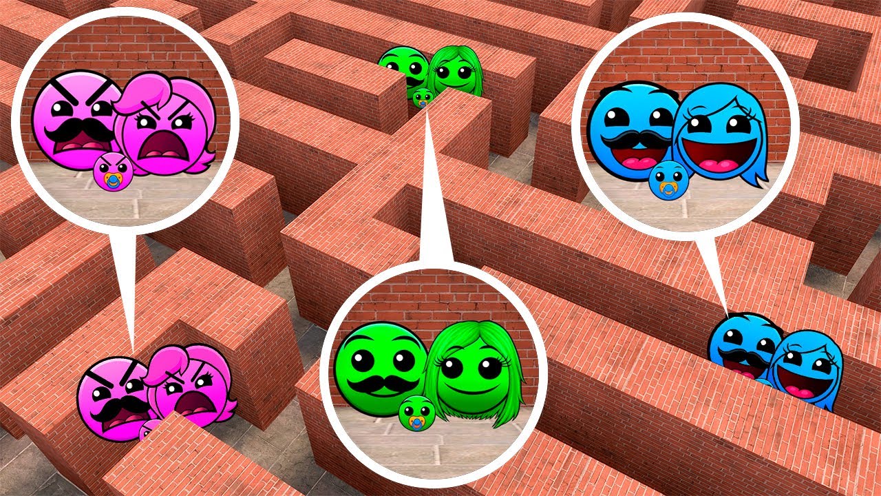 I FOUND ALL LOBOTOMY DASH FAMILY IN MAZE In Garry's Mod!