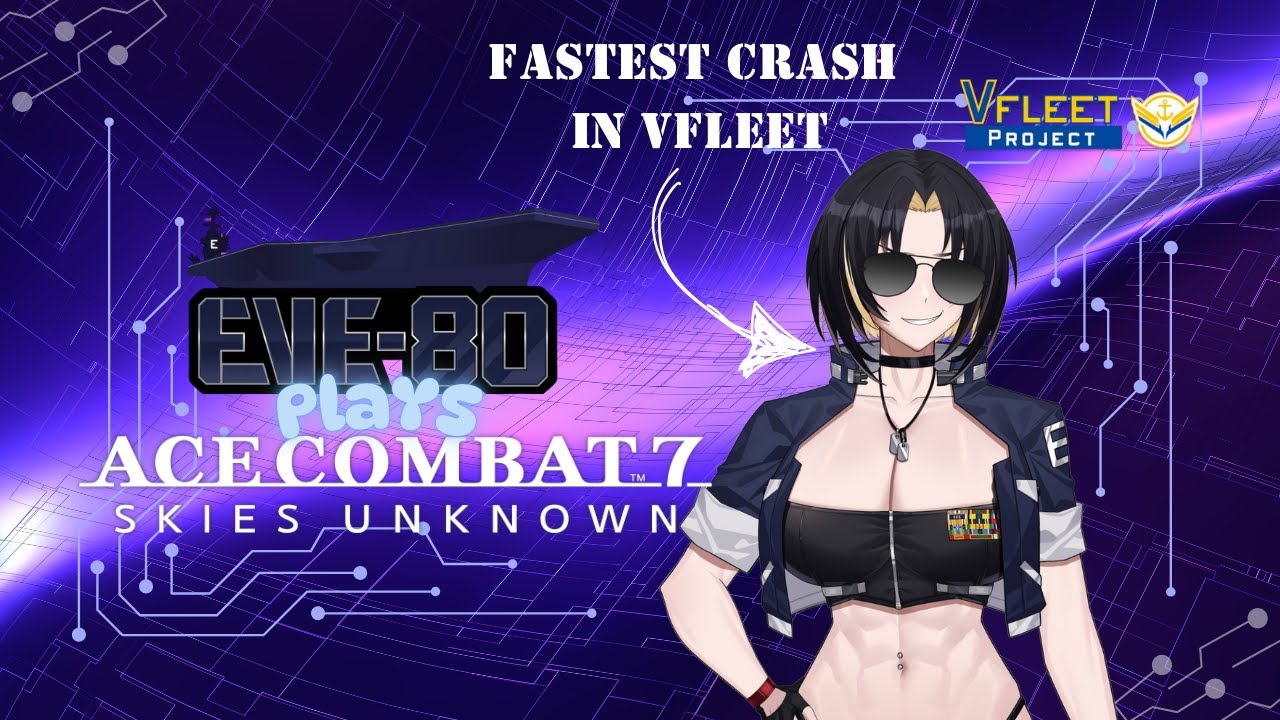 [Ace Combat 7] First Time Flying ✈️ VTuber vs The Skies – Will I Survive?【VFleet】
