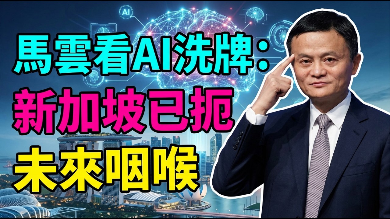 AI時代大洗牌！馬雲警告：當大國沉迷算力，新加坡已悄悄扼住未來咽喉#人工智能#未來科技#核心競爭力