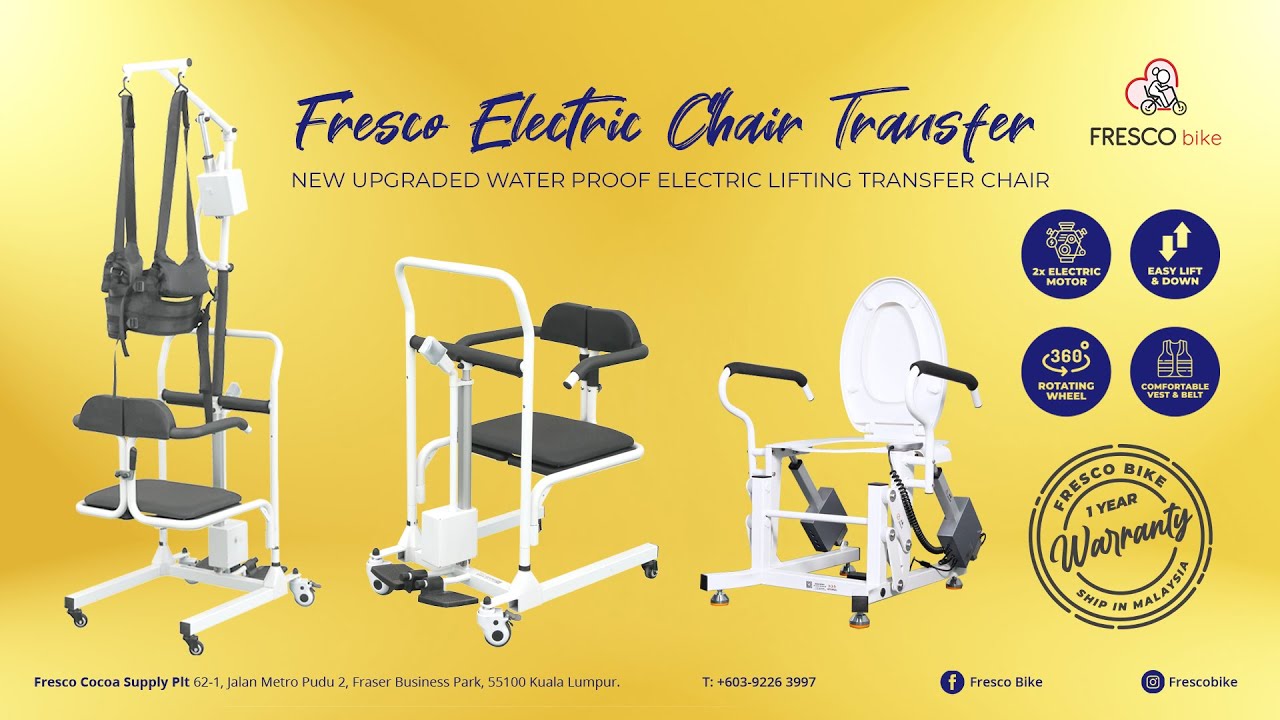 Electric Patient Transfer Chair for Paralyzed Patient or Eldery