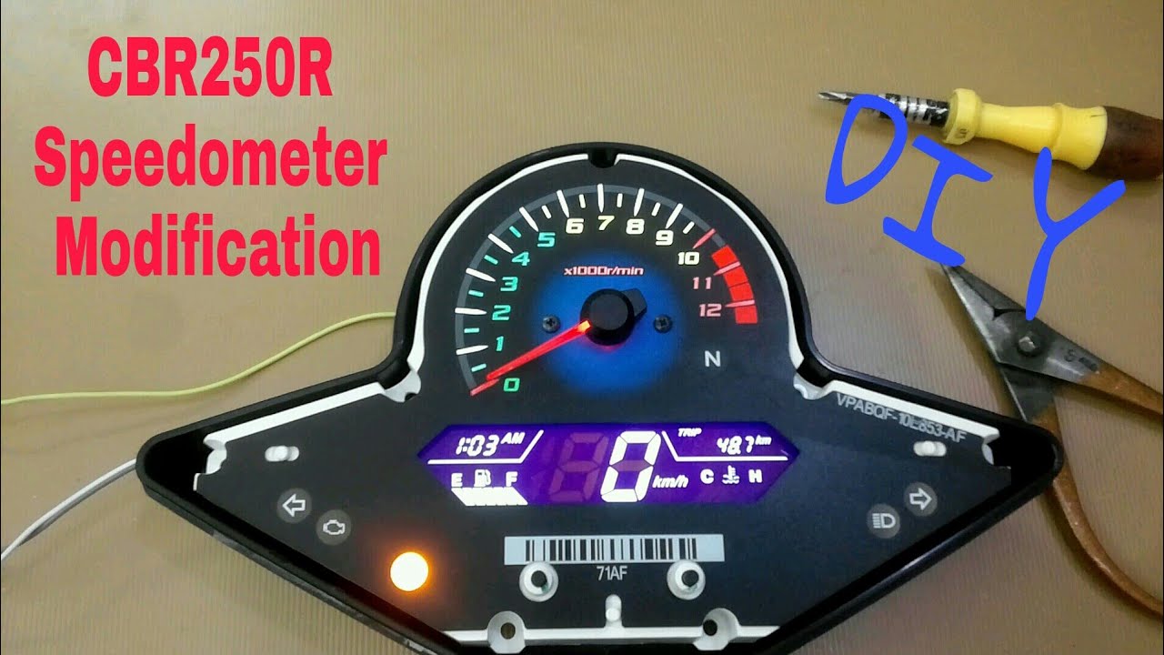 Cbr250r Speedometer Modification  | Cbr250r 2018 | DIY