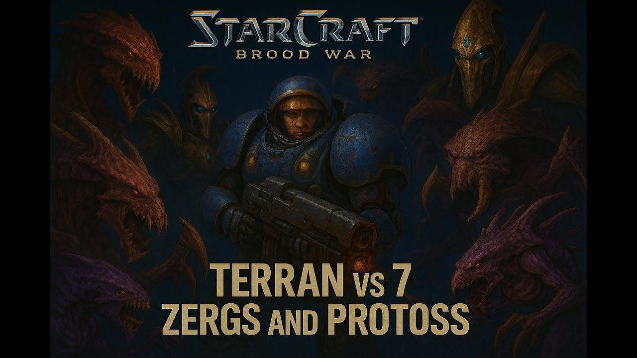 StarCraft Broodwar: Терраны против 7 зергов и протоссов