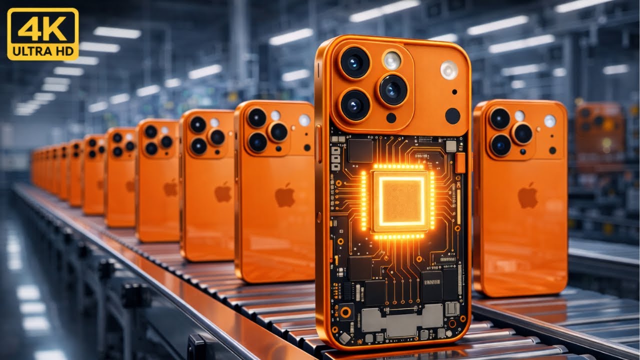 Inside Apple’s iPhone 17 Pro Max Factory: Orange Edition | Full Production Process