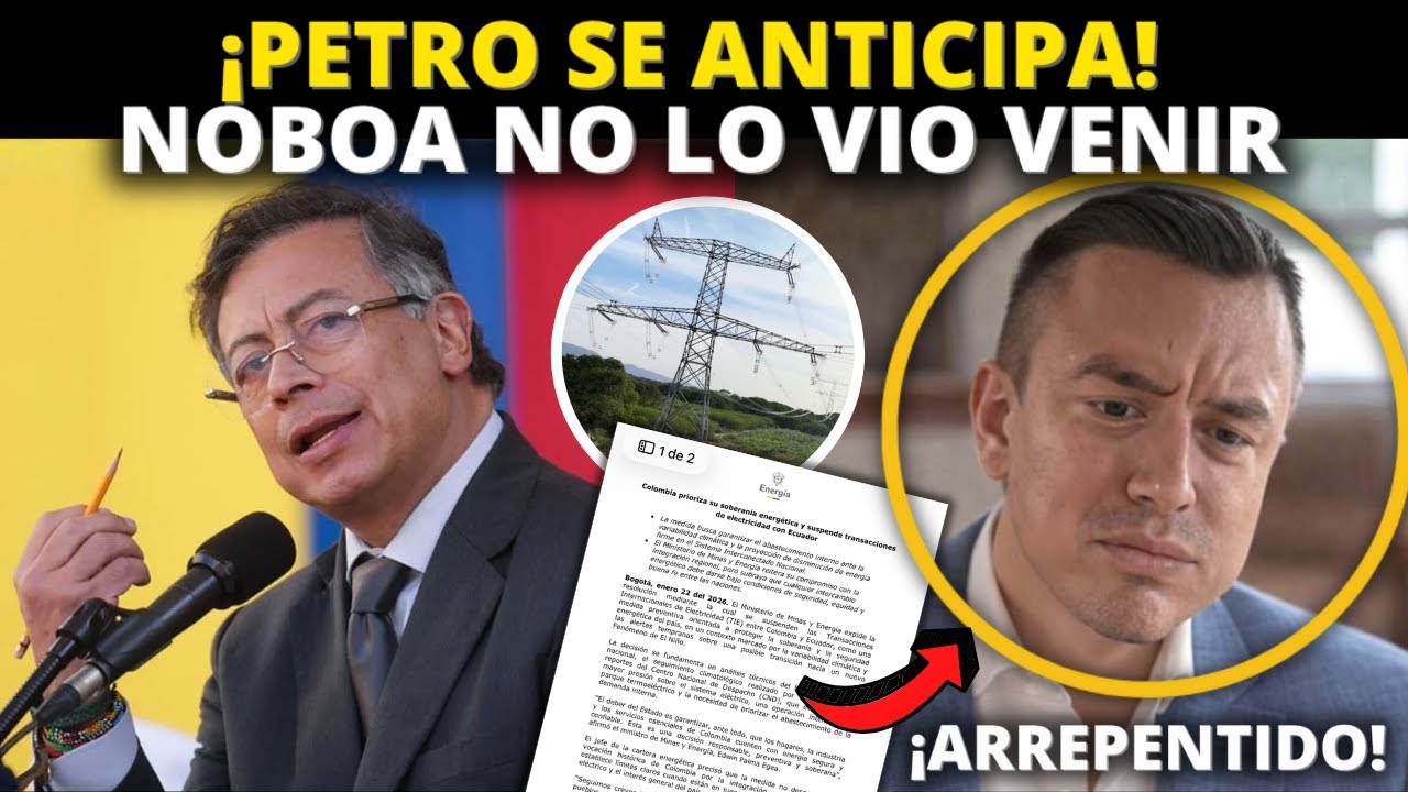 🔥 ¡JUGADOTA DE PETRO! ANTE AGRESIÓN DE NOBOA. NO LO VIO VENIR