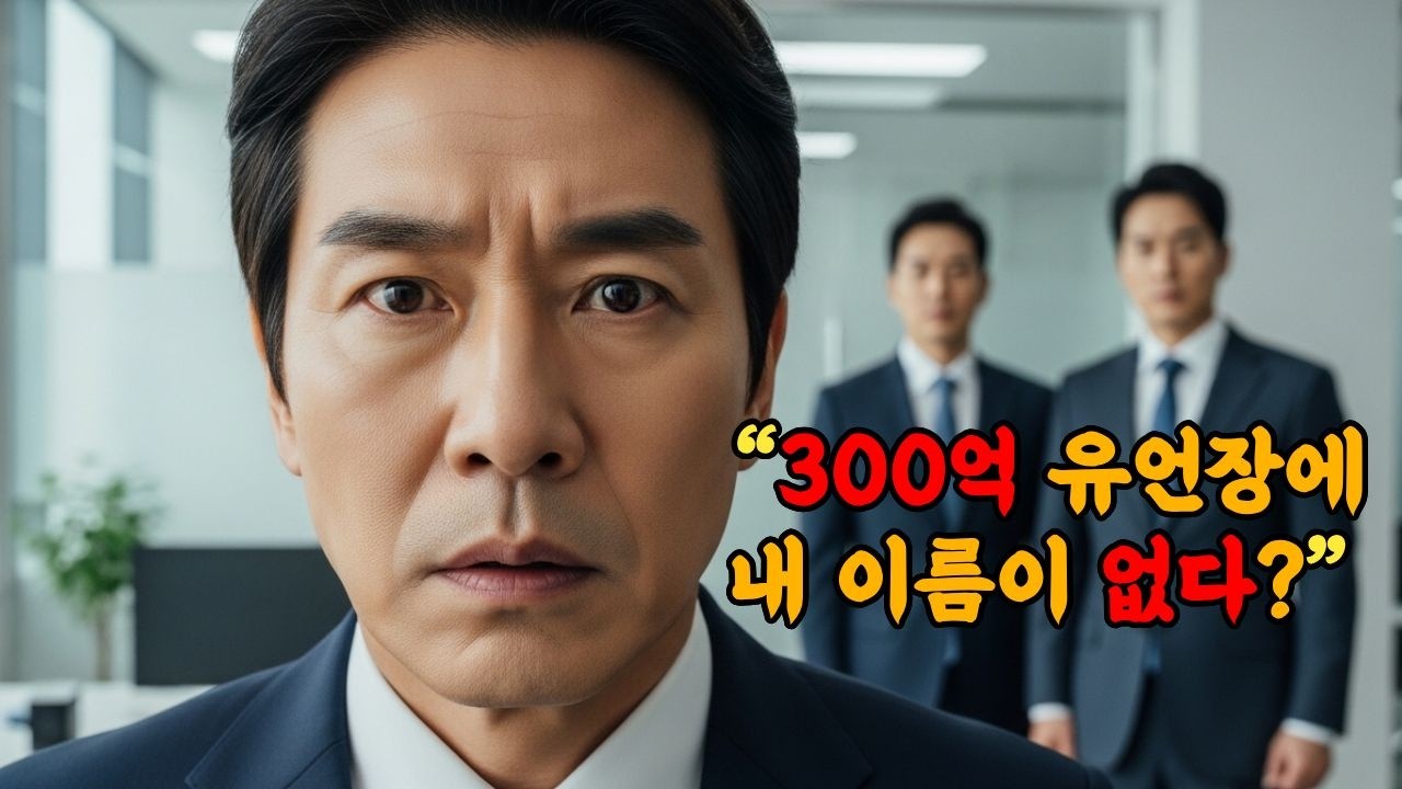 300억 유언장의 반전, 아버지가 설계한 마지막 시험