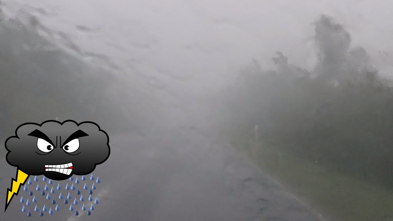 Gewitter mit extremen Platzregen bei Bad Mergentheim (Baden-Württemberg), 1. August 2024