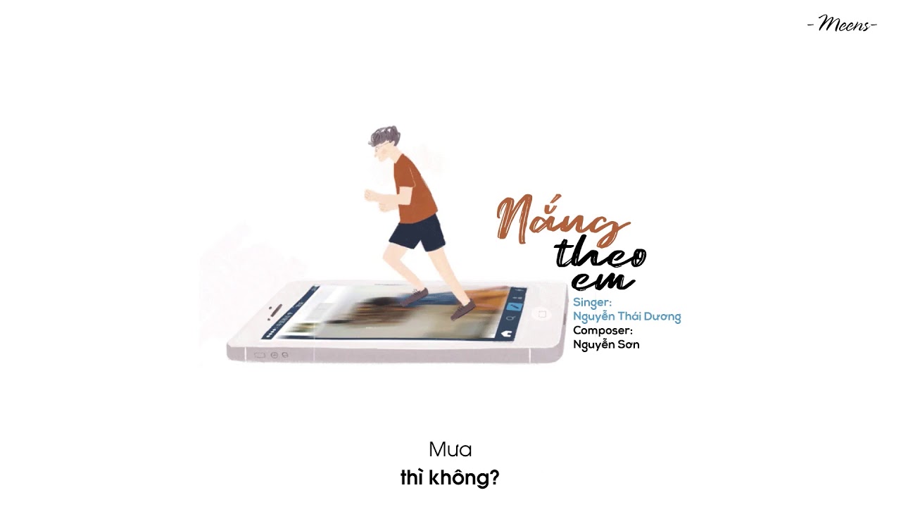 Nắng Theo Em - YANG「Lyrics Video」Meens