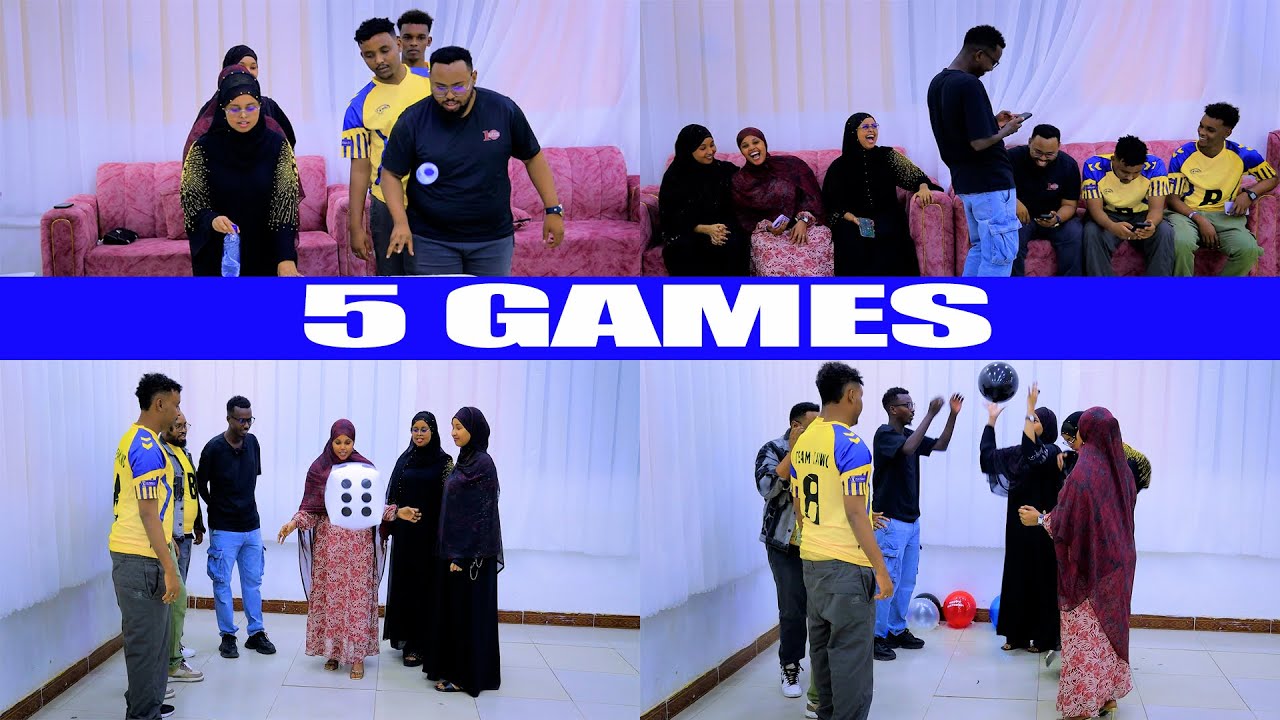5 GAMES AYEY KU TARTAMEEN OO AAD U XIISO BADAN