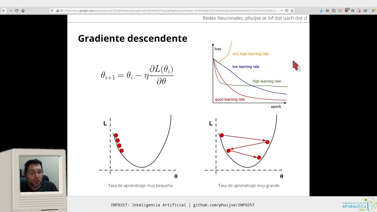 [INFO257] Redes Neuronales 4 - Tasa de aprendizaje