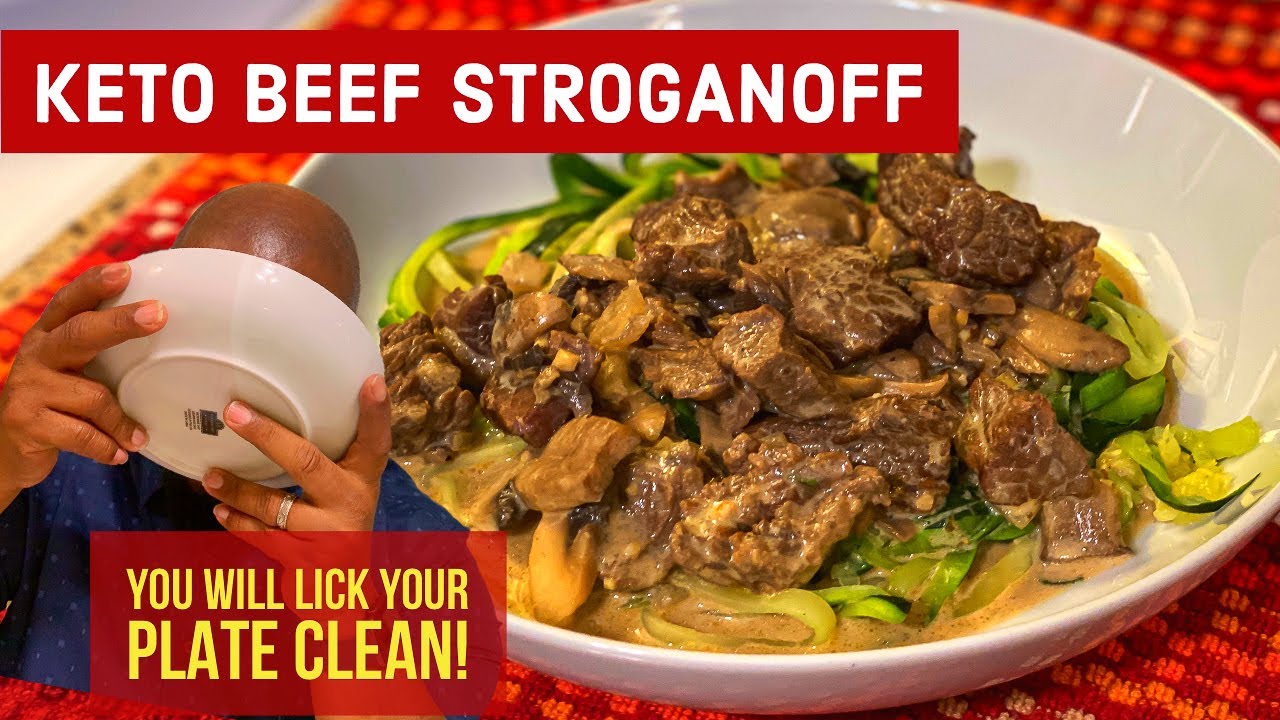 Keto Beef Stroganoff - It's Bowl Licking Good! Fast and Easy to Make.