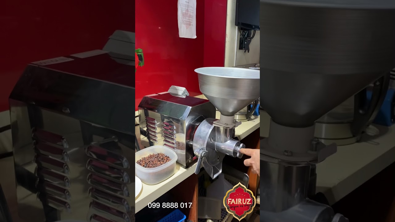 Como regular los discos molino inox 3hp - moliendo cacao - pasta de cacao- 0998888017 fairuz equipos