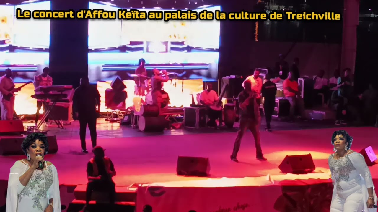 Le concert d'Affou Keïta au palais de la culture de Treichville