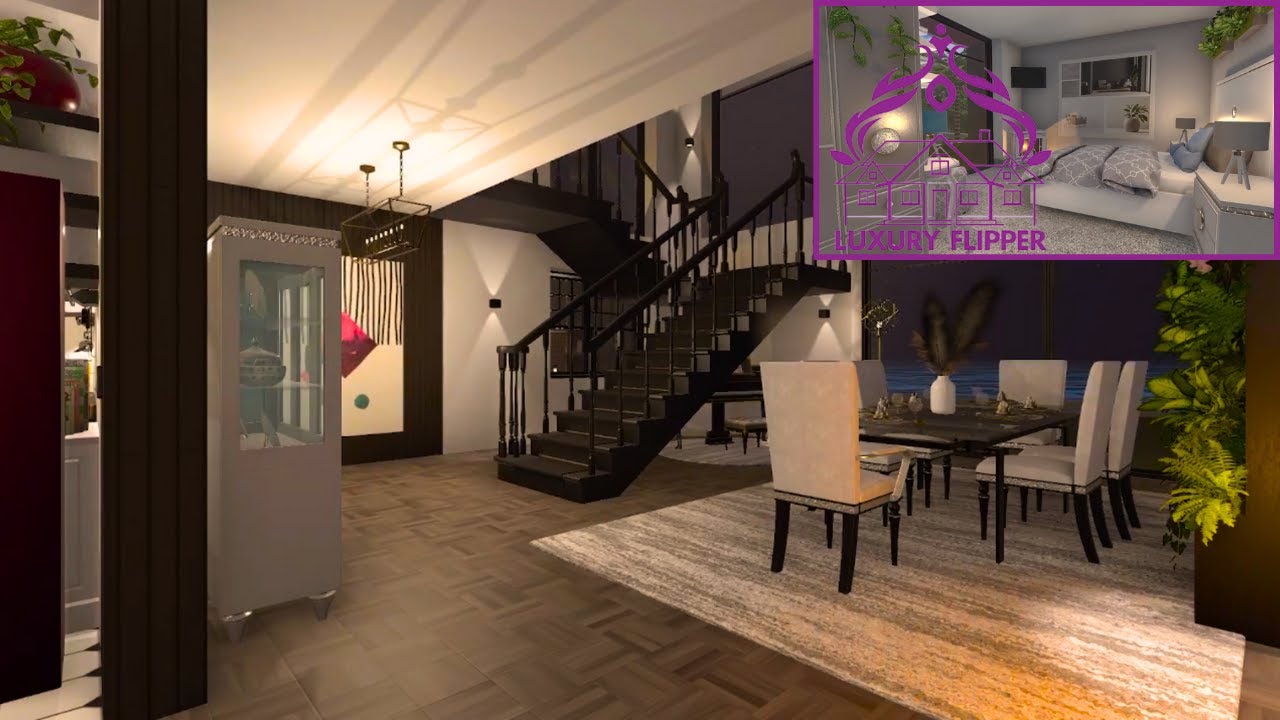 HOUSE FLIPPER- OCEANSIDE VILLA -BEFORE AND AFTER SPEED BUILD