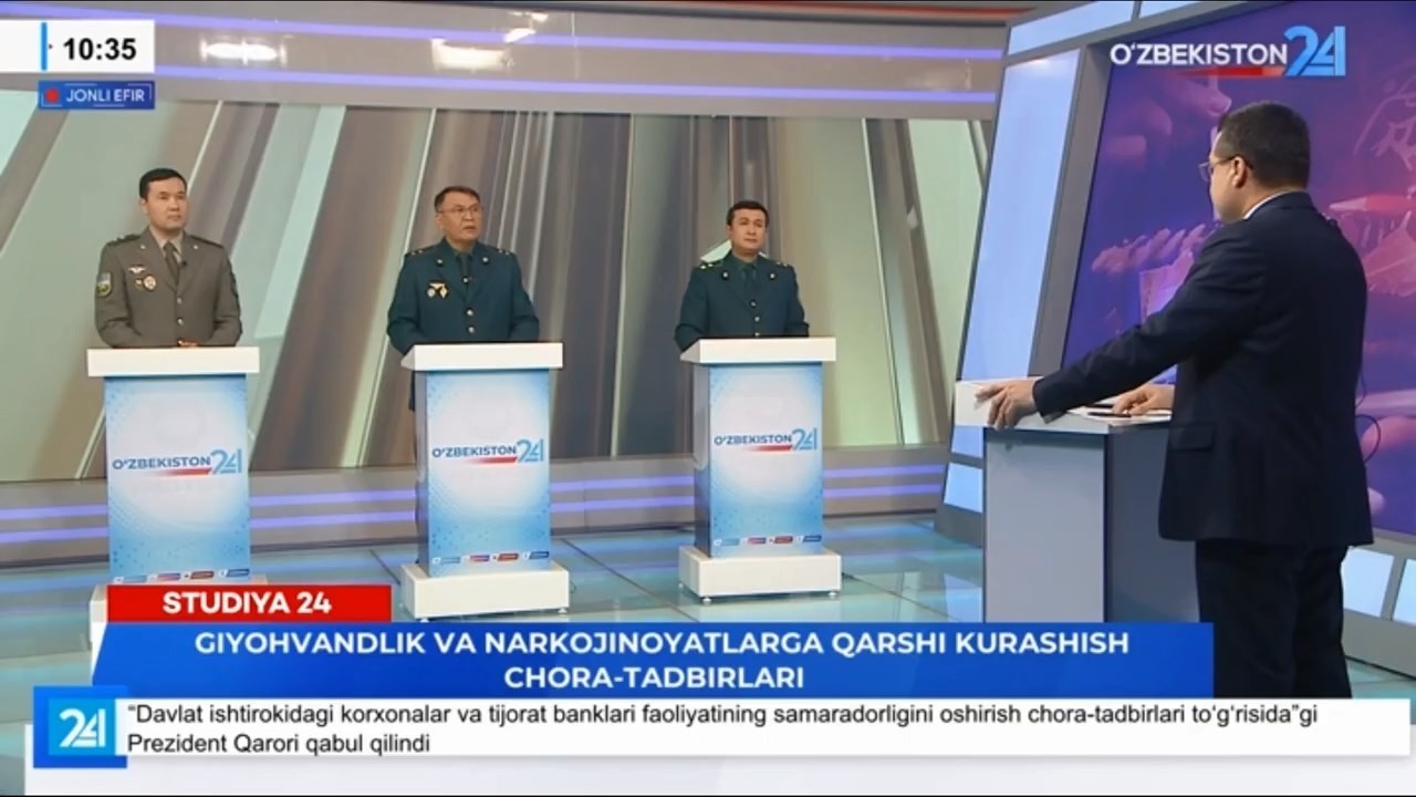 Giyohvandlik va narkojinoyatlarga qarshi kurashish chora-tadbirlari