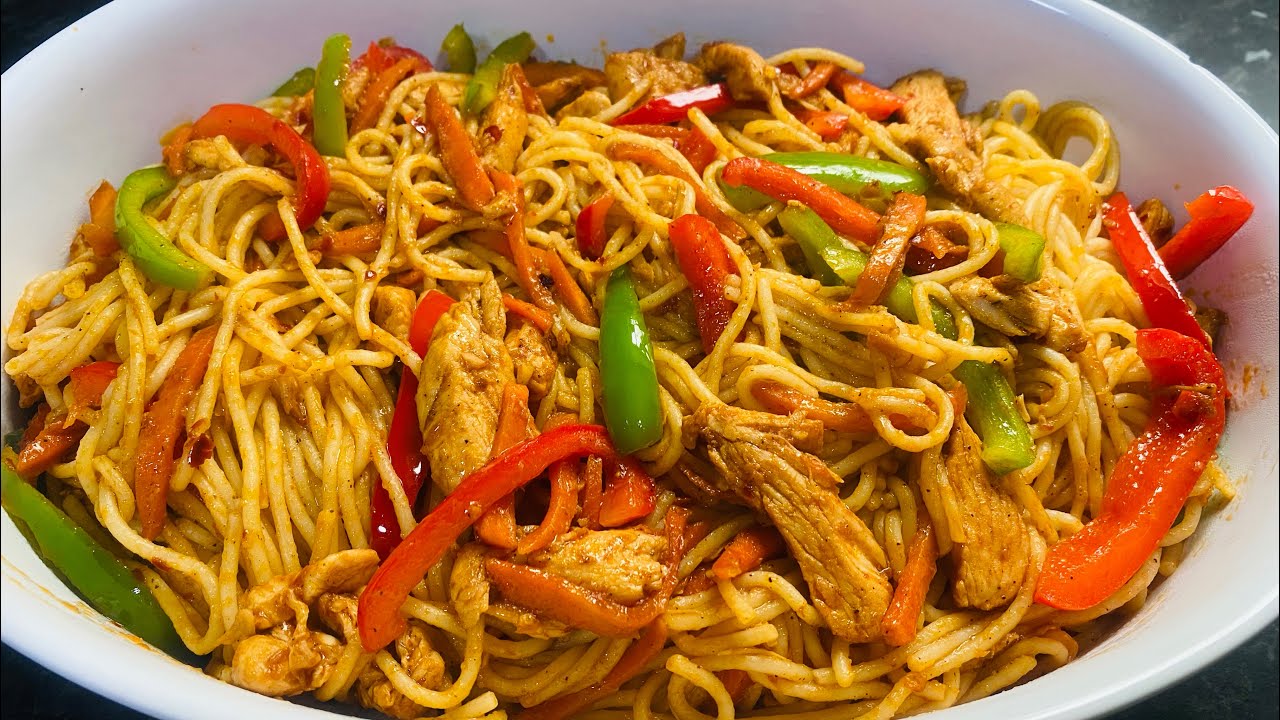 Spicy Chicken Spaghetti Recipe By Spicy Kitchen 