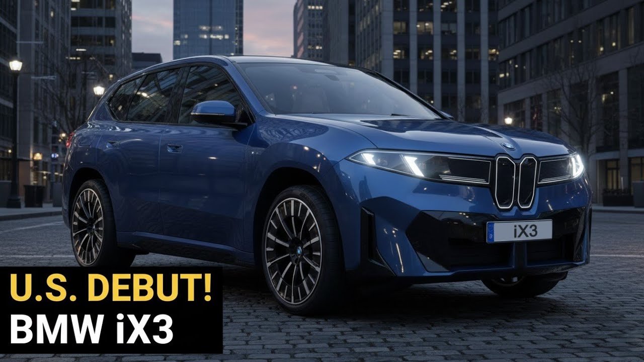 Дебют BMW iX3 в США в 2027 году — подробный обзор совершенно нового электрического внедорожника BMW.