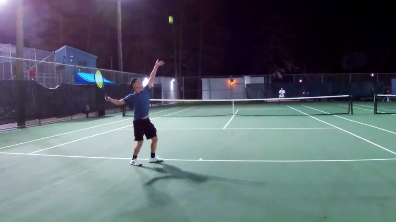 Singles Set and Point Play with Duy + Demoing Wilson Blade 98 V9 18x20