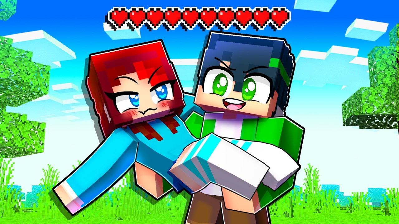 ¡Minecraft PERO COMPARTIMOS CORAZONES!💥😱💖
