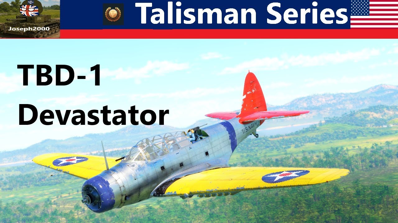 War Thunder: серия «Талисман». TBD-1. Просто, но эффективно.