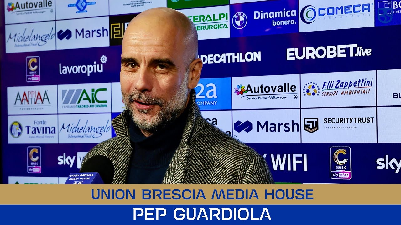 PEP GUARDIOLA: le parole del mister al suo ritorno al Rigamonti