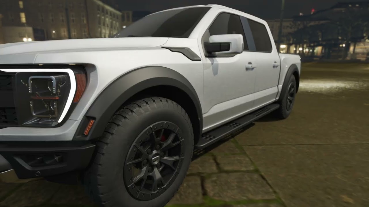 Avery Dennison AD1095 Gloss Light Grey Ford F150 Raptor Wrap