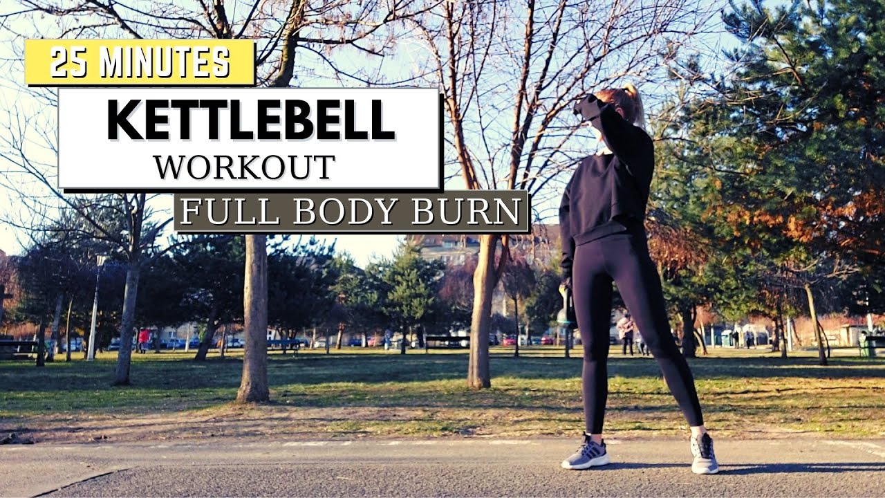 🔥25 Minute Kettlebell HIIT Workout🔥Kettlebell Exercises for Muscle Strength and Fat Burning🔥