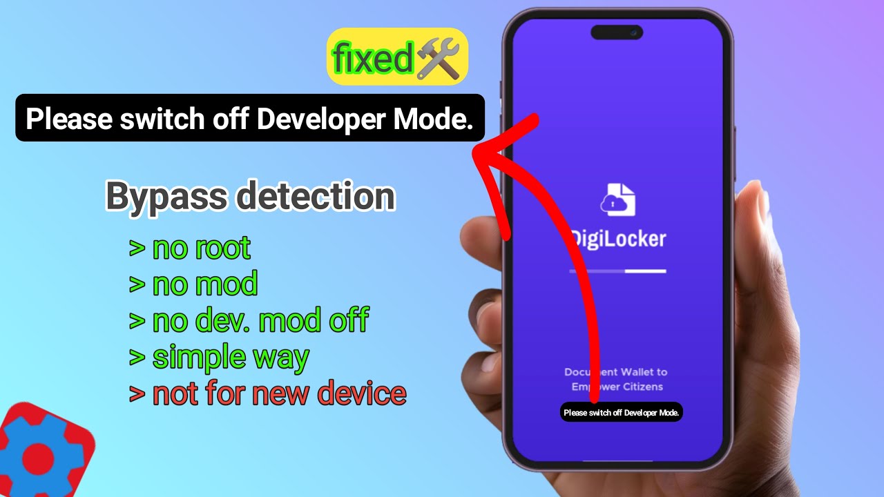 Developer mode detection bypass simple trick without mod & root | not for letest android